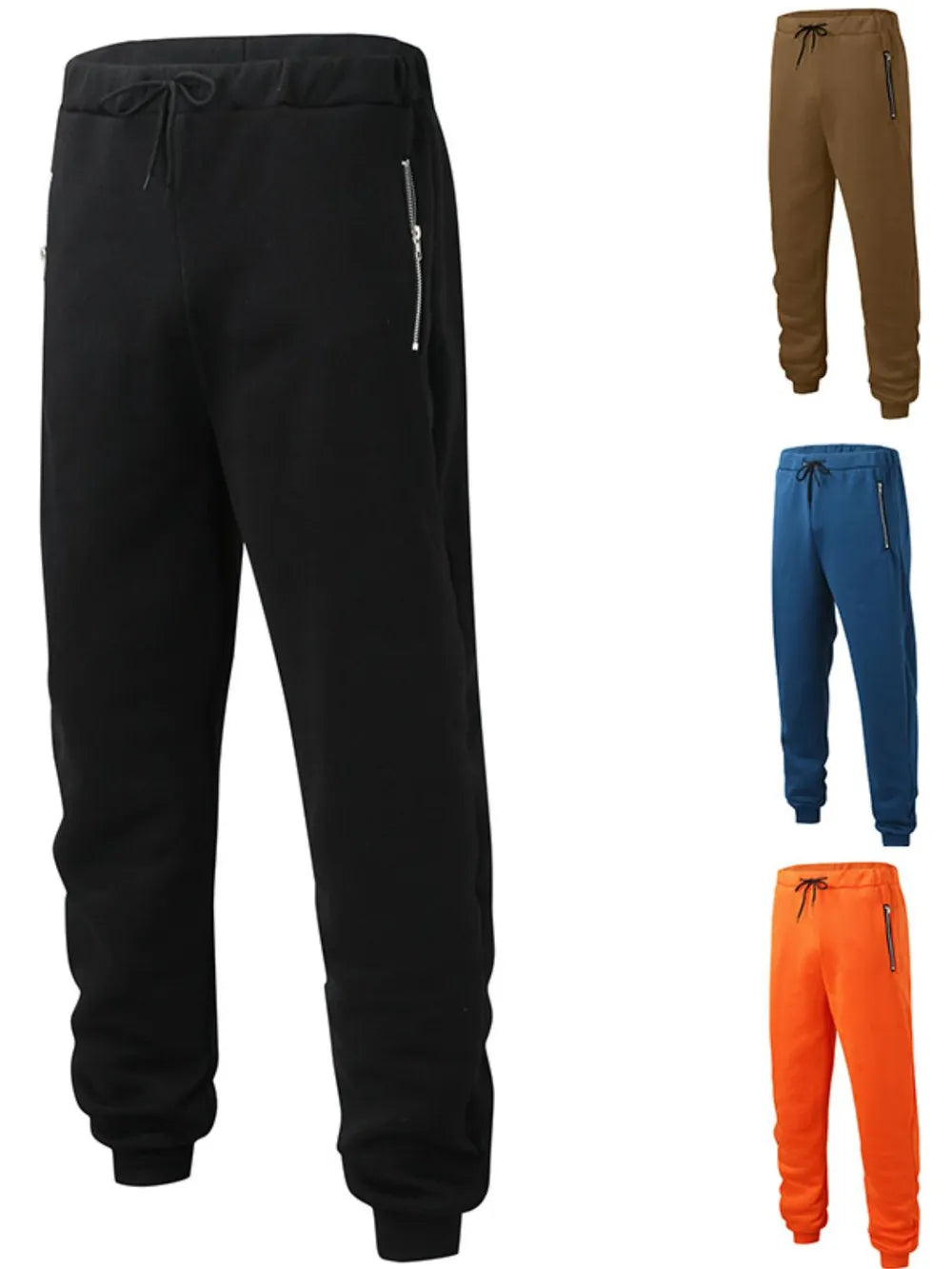 men’s apparel — men's full size drawstring pants with pockets plus size
