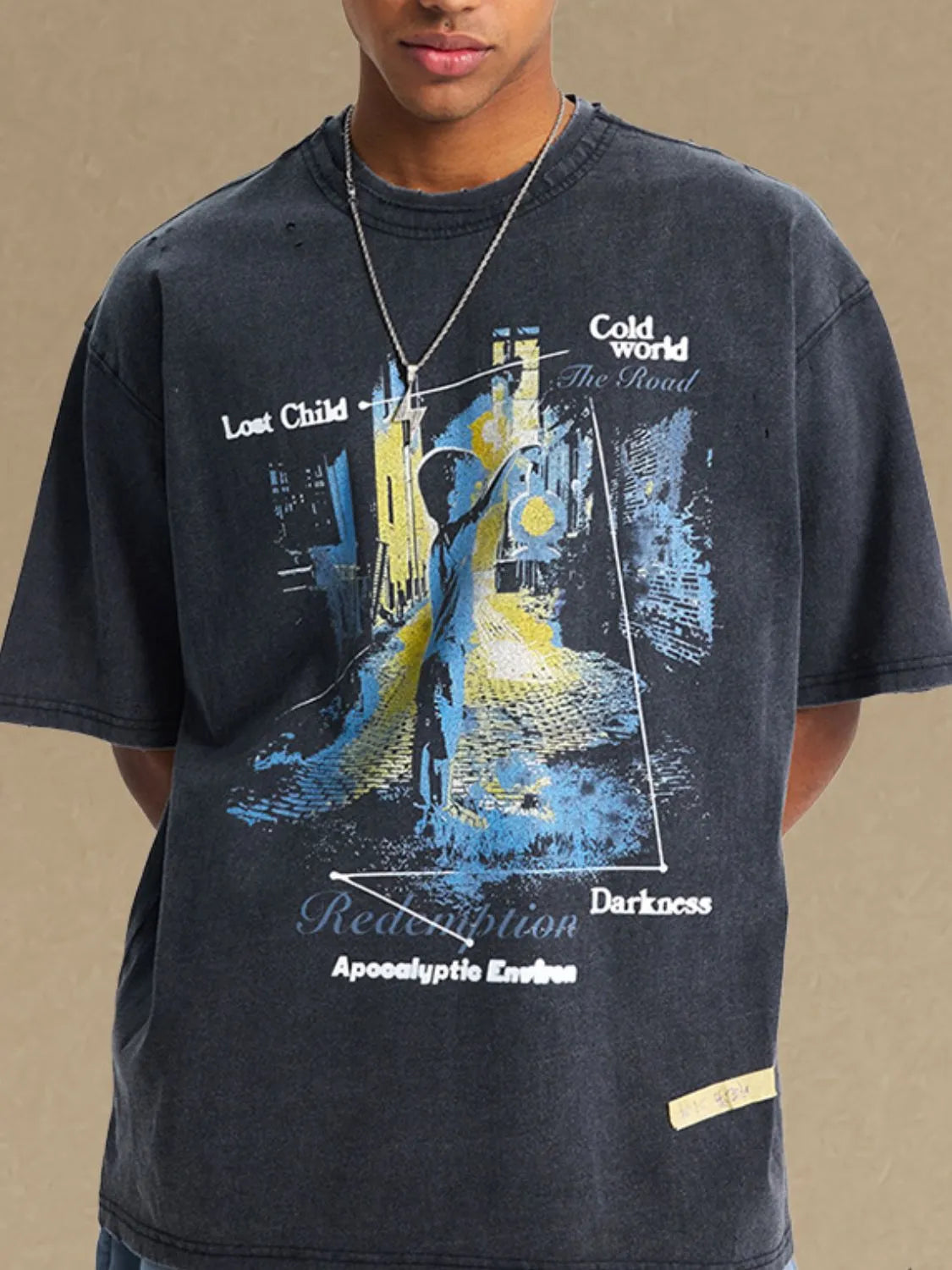 men's graphic round neck half sleeve t-shirt men’s athletic top