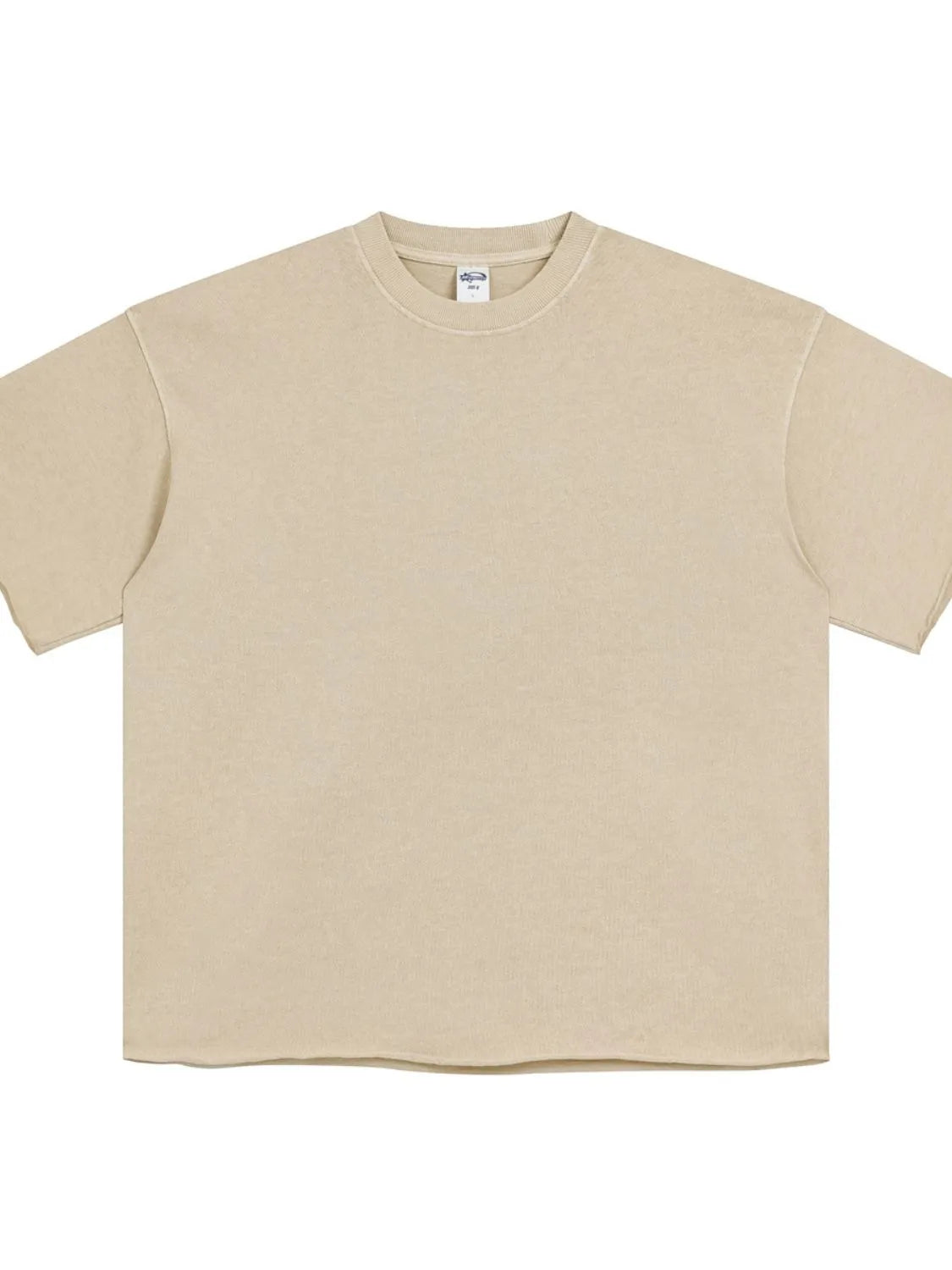 Men's Round Neck Half Sleeve T-Shirt Tan