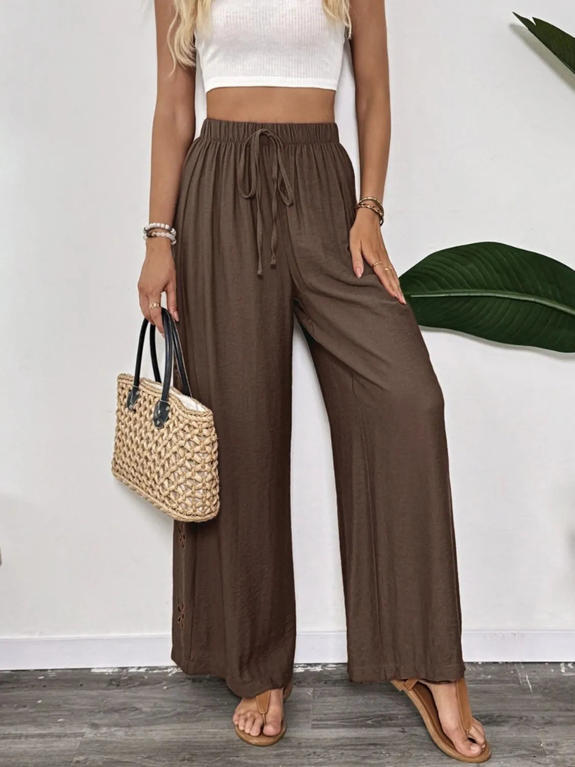 Casual Wide Leg Pants