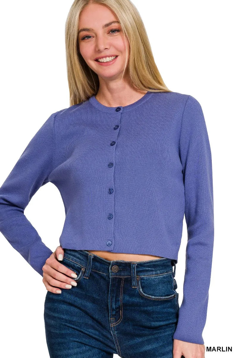 nan shown as women’s cardigan