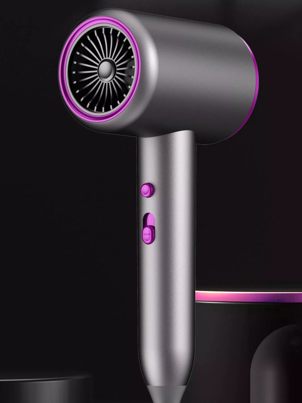 high-speed hair dryer with temperature control - additional angle