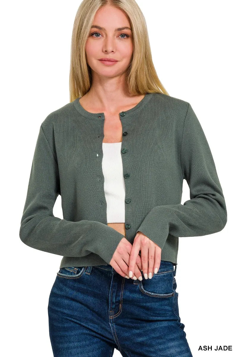 zenana zip up turtleneck puffer jacket with pockets - warm quilted outerwear shown as women’s cardig
