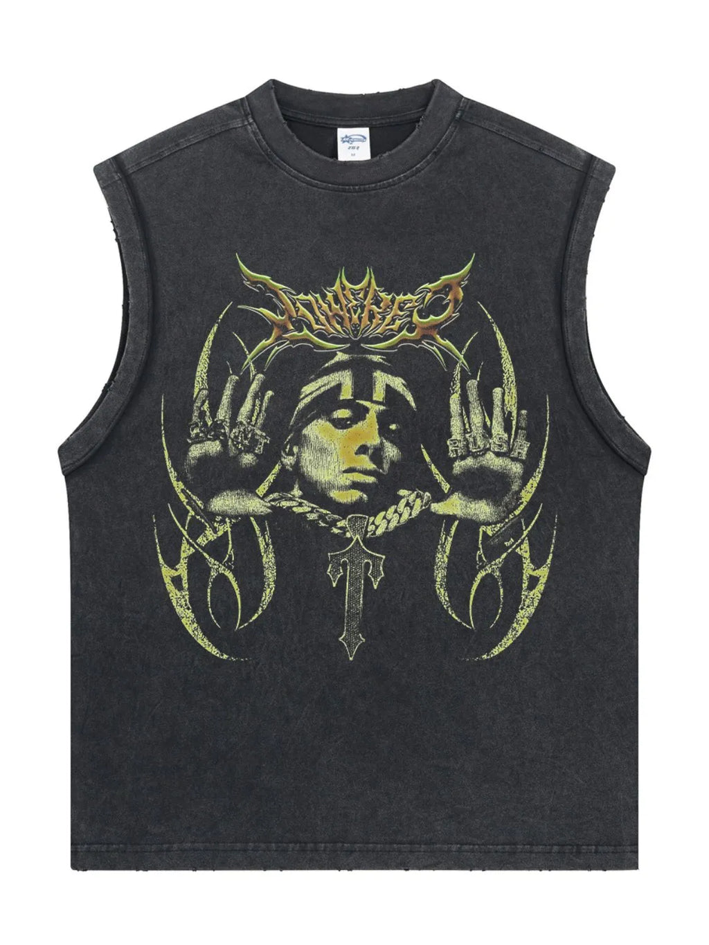 Men's Graphic Round Neck Tank