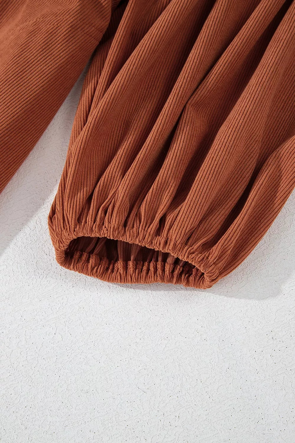 women's corduroy button-down babydoll dress - additional image