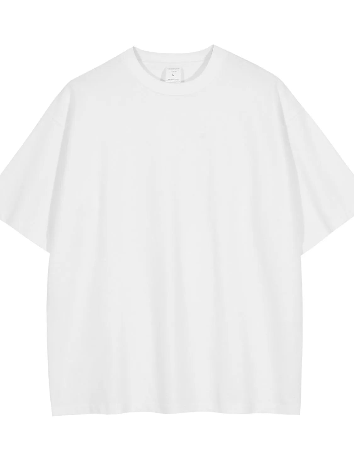 Men's Round Neck Half Sleeve T-Shirt White