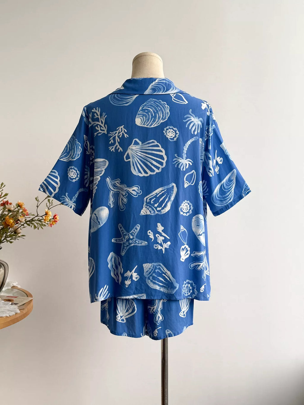 women's seashell print 3-piece summer set - styling option