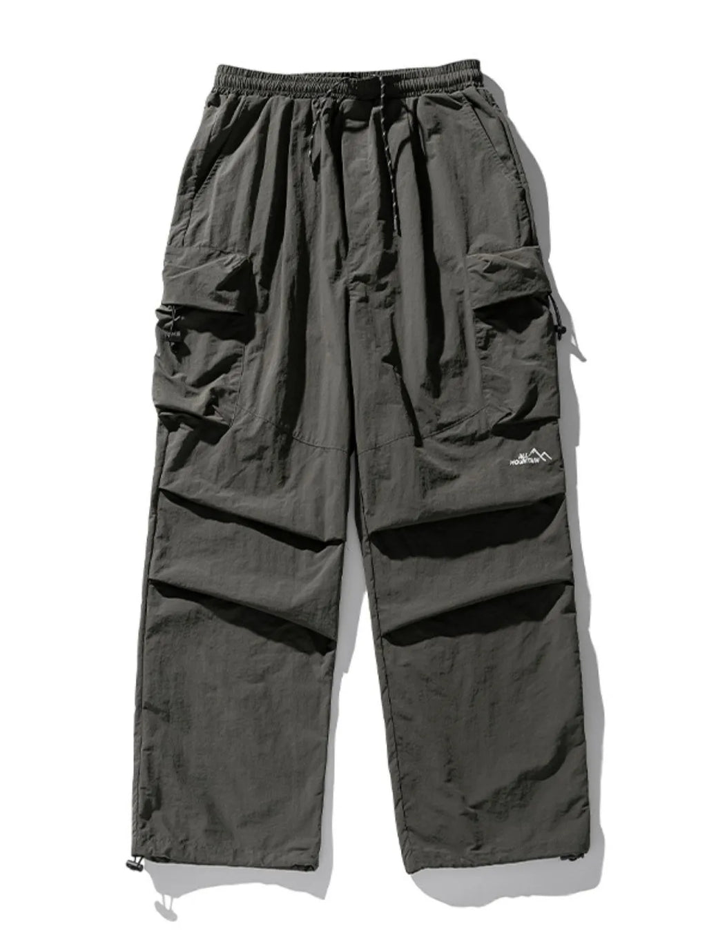Men's Plus Size Elastic Waist Pants with Pockets