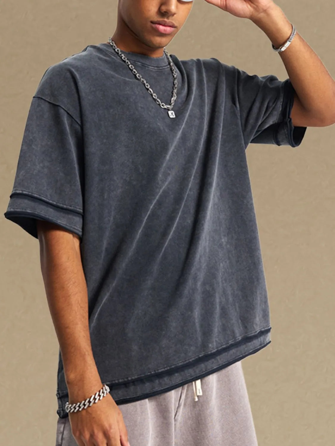 Men's Round Neck Half Sleeve T-Shirt