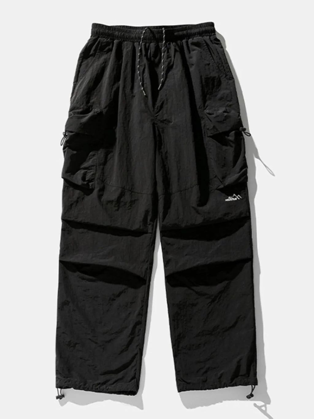 Men's Plus Size Elastic Waist Pants with Pockets