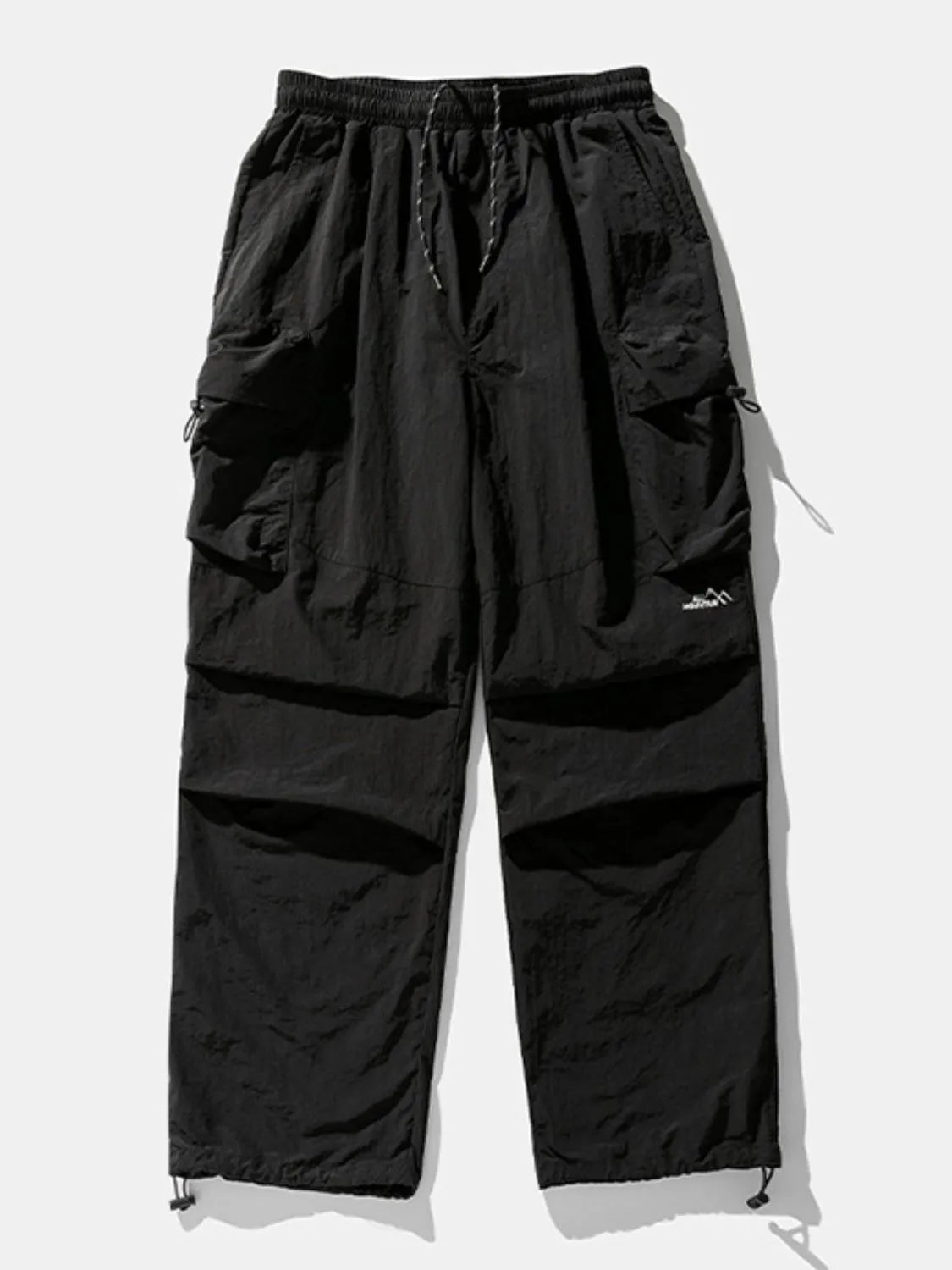 Men's Plus Size Elastic Waist Pants with Pockets