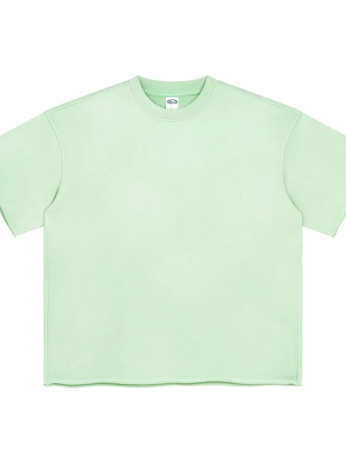 Men's Round Neck Half Sleeve T-Shirt Light Green