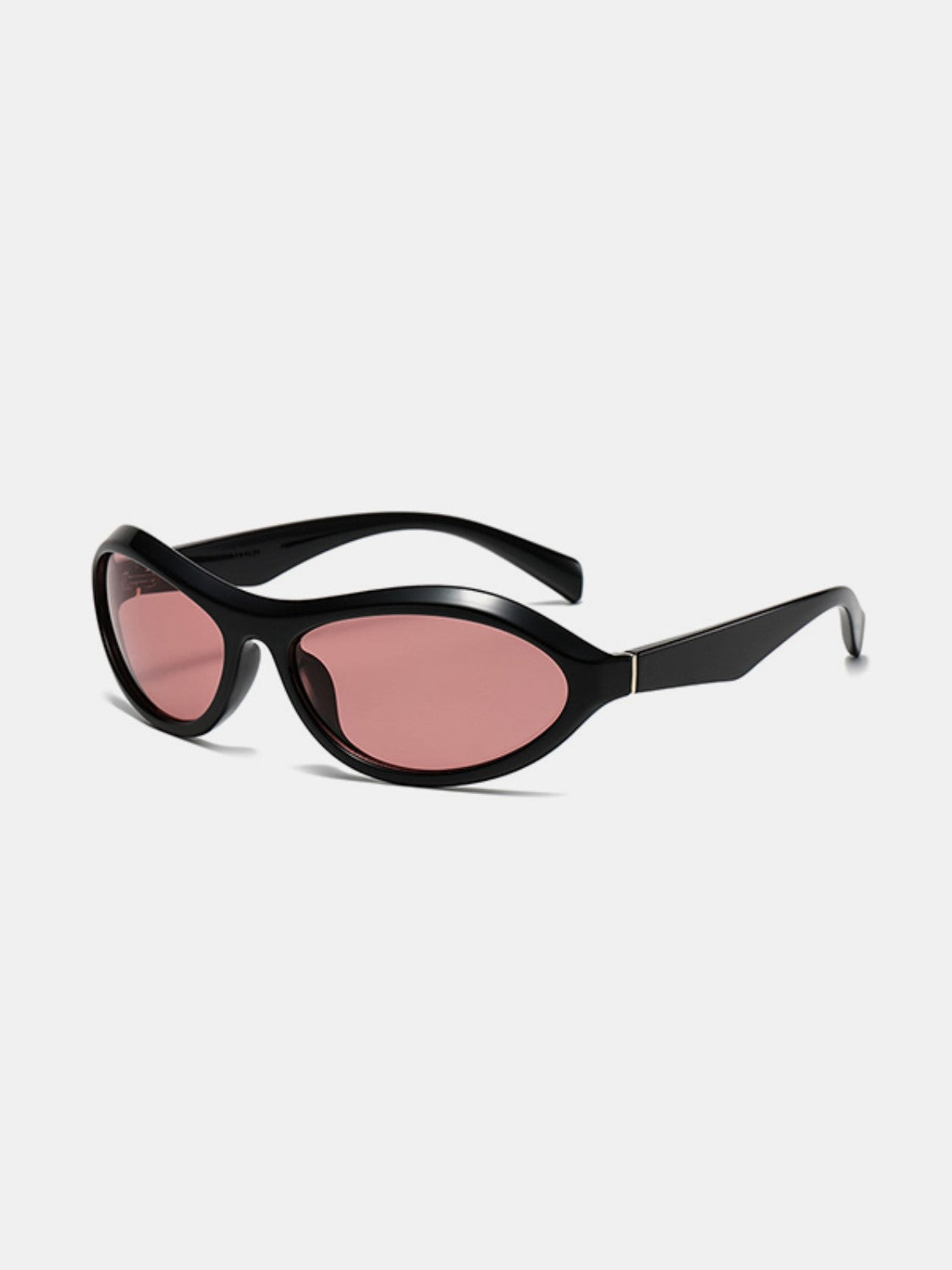 Cat Eye Polycarbonate Sunglasses Black Pink One Size