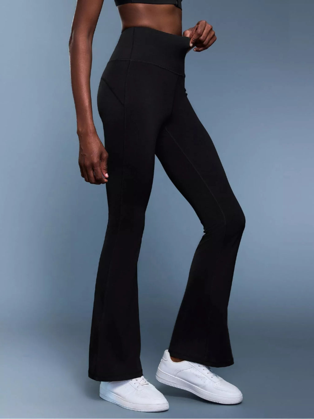 women's high-waisted flare active pants - additional image