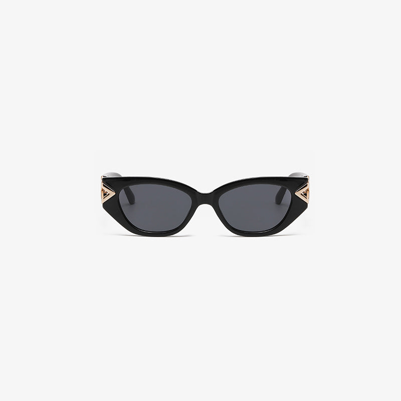 polycarbonate frame cat-eye sunglasses shown as apparel