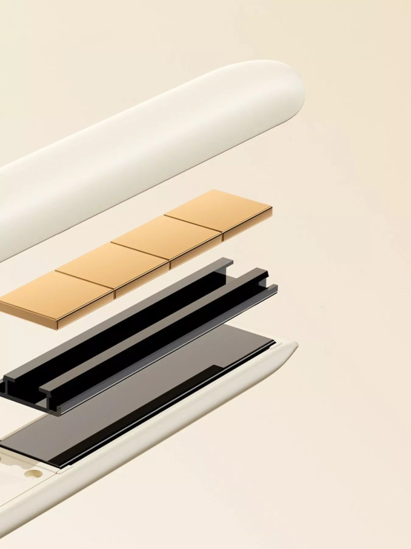 adjustable temperature hair straightener - additional angle