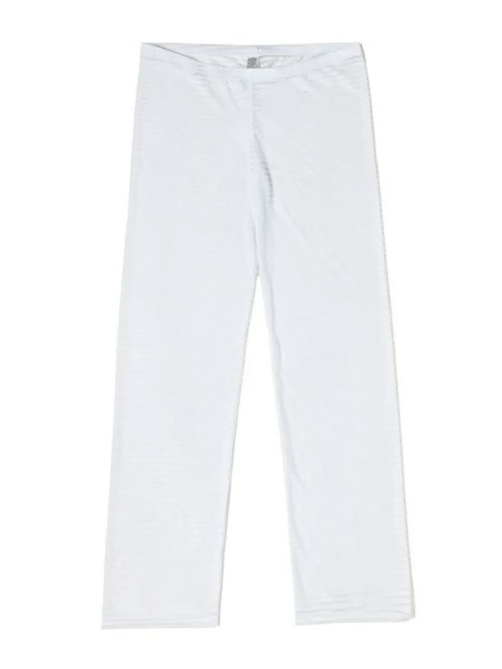 Men's Striped Sheer Pants White