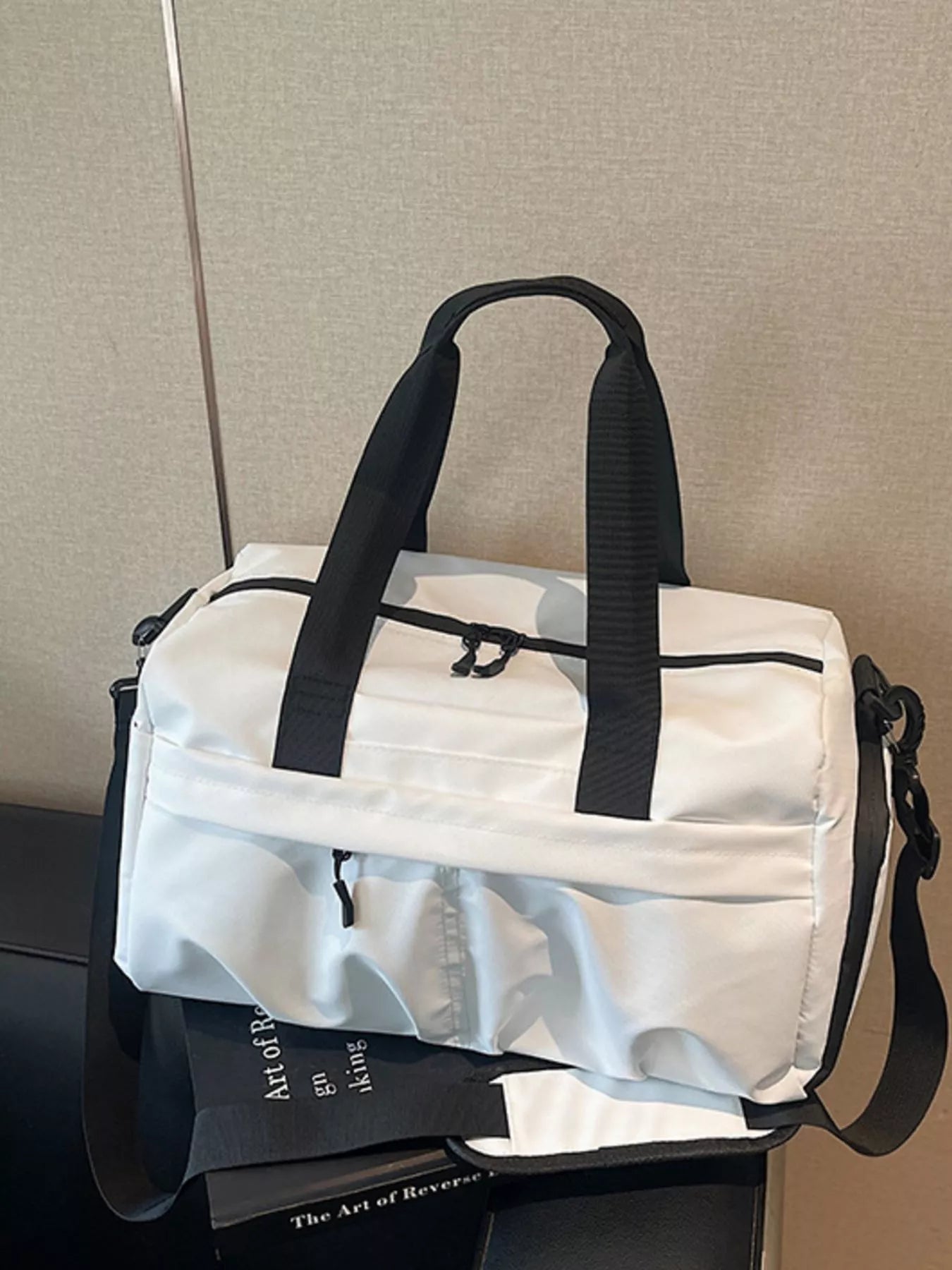 women's oxford cloth travel duffel bag - additional image