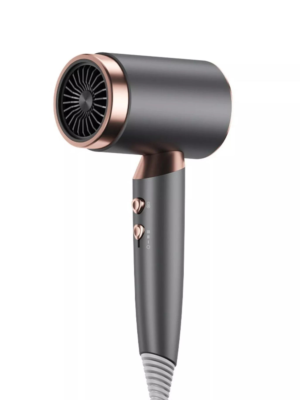 household hair dryer with temperature control - styling option