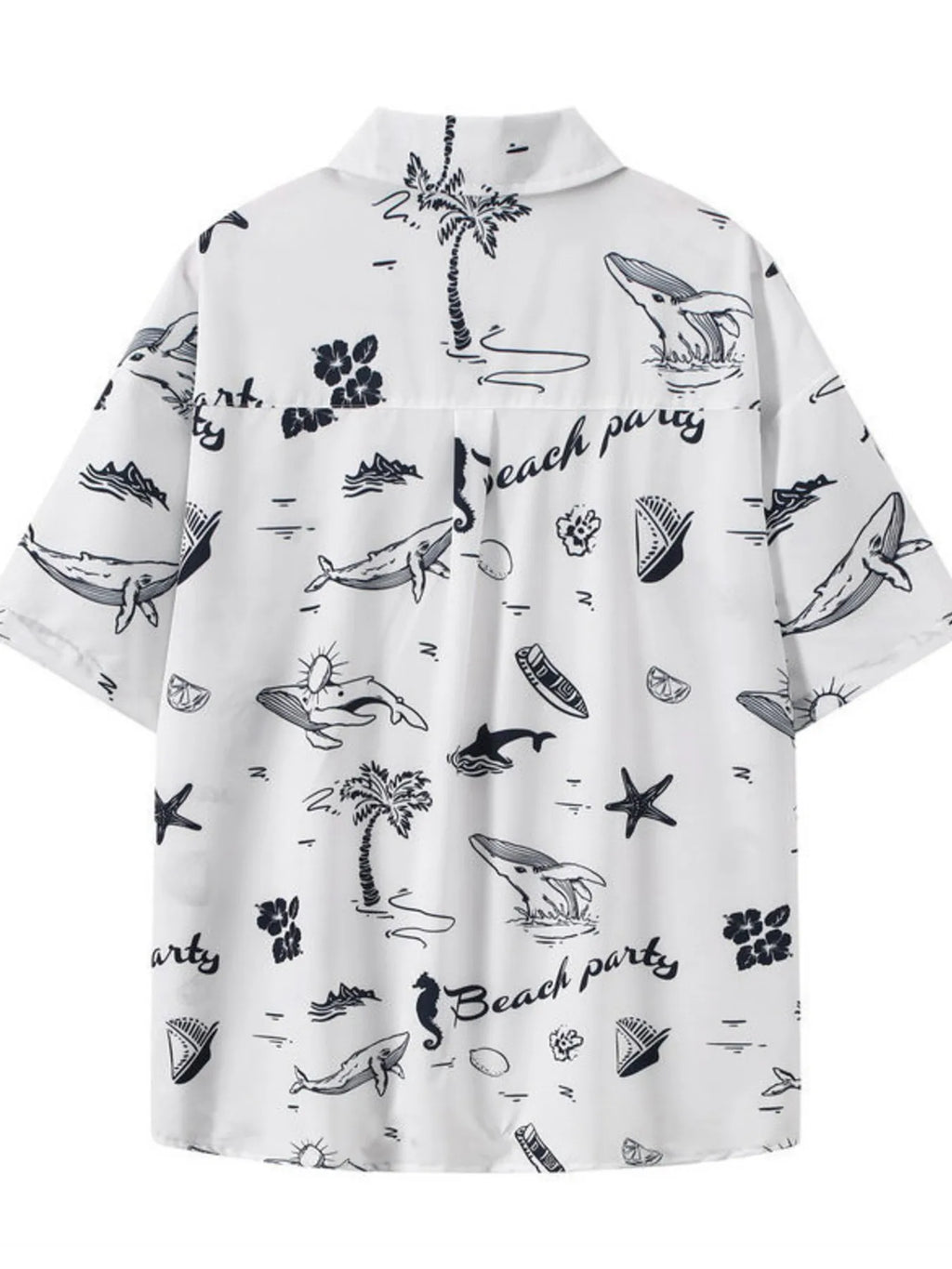 men's men's plus size tropical print short sleeve shirt - styling option