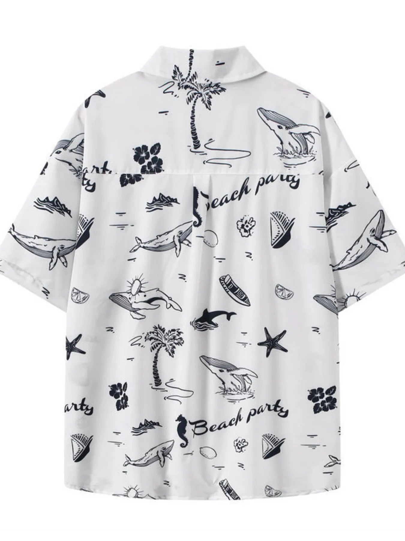 men's men's plus size tropical print short sleeve shirt - styling option