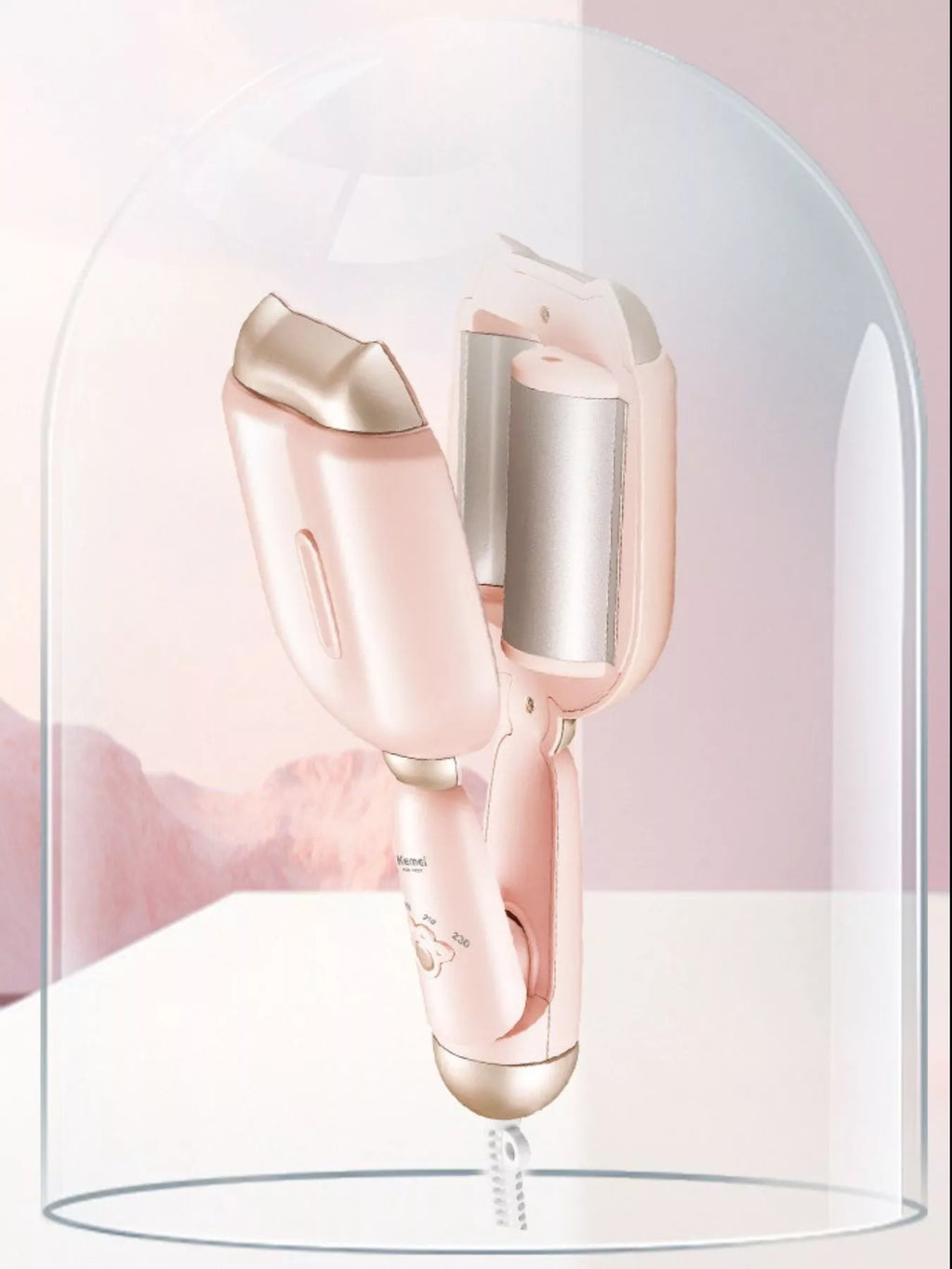 negative ions hair curling iron - product showcase