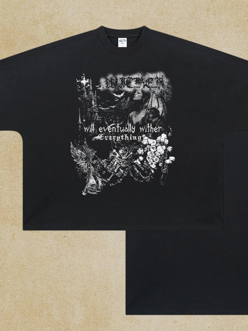 Men's Round Neck Half Sleeve Graphic T-Shirt
