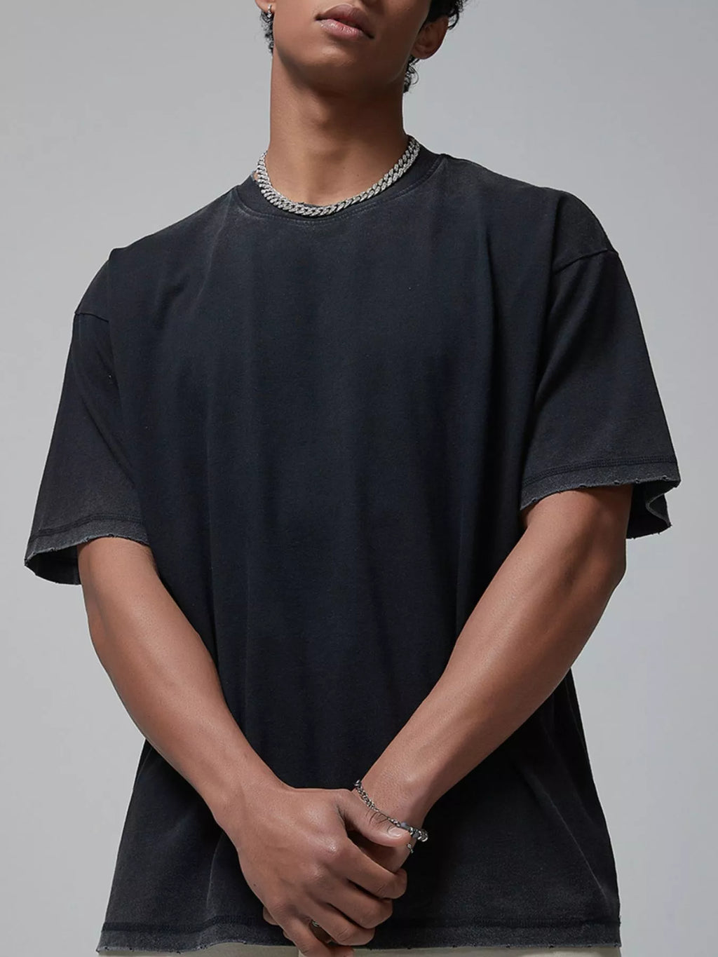 men's men's vintage washed oversized t-shirt - second view