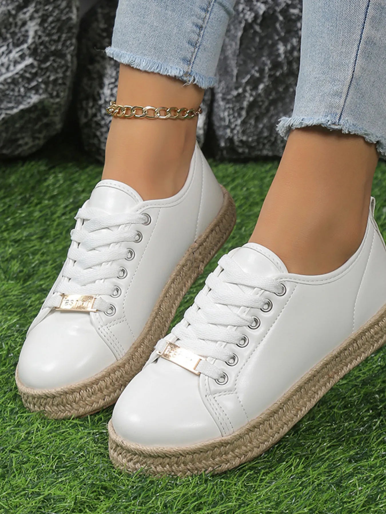 women's round toe platform sneakers - product detail