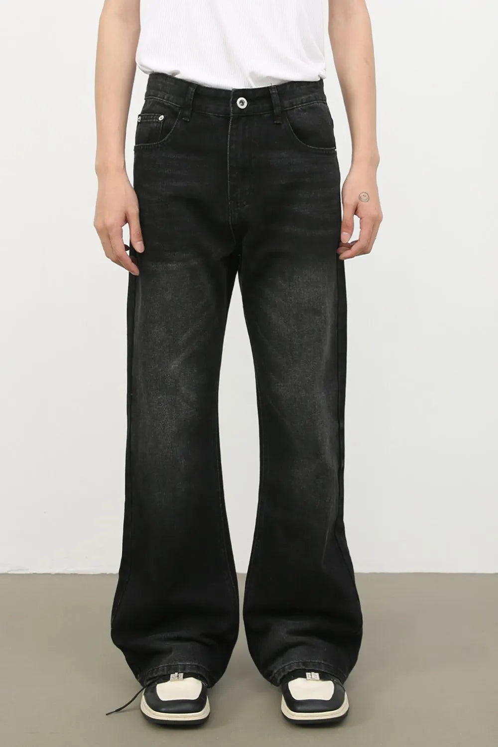 Men's Loose Fit Jeans Dark