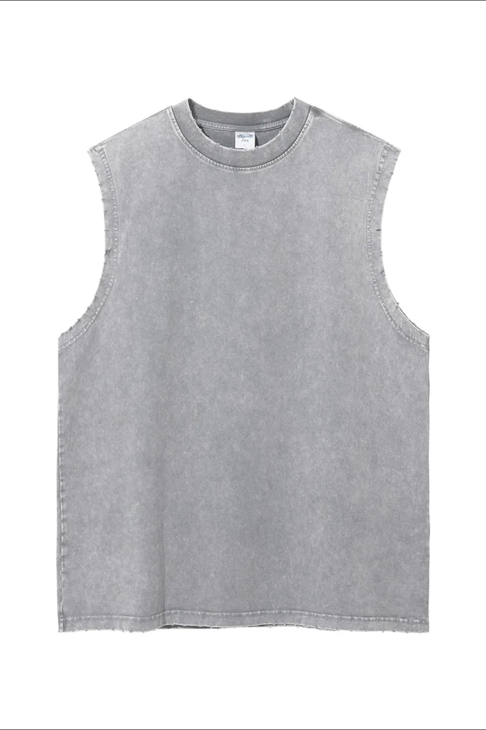 Men's Round Neck Tank Gray