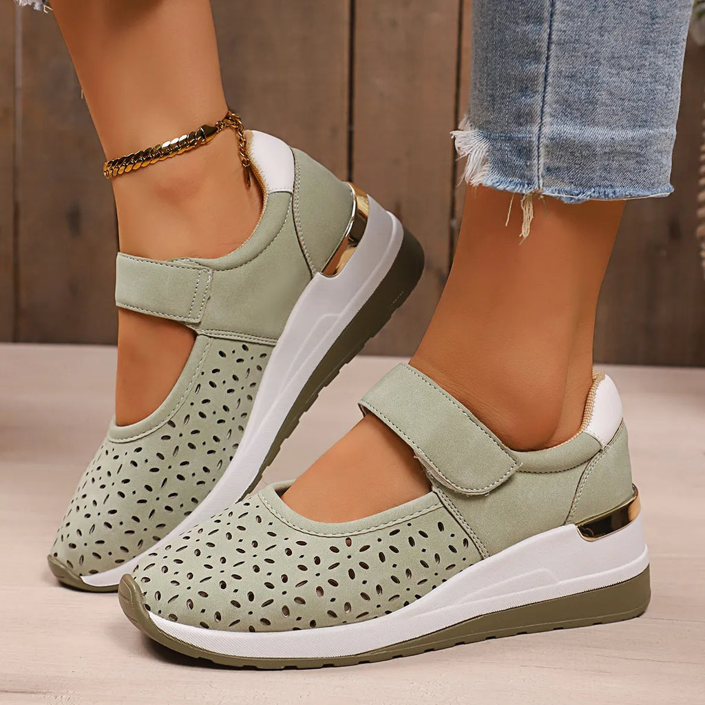 women's breathable wedge sandals - extra view