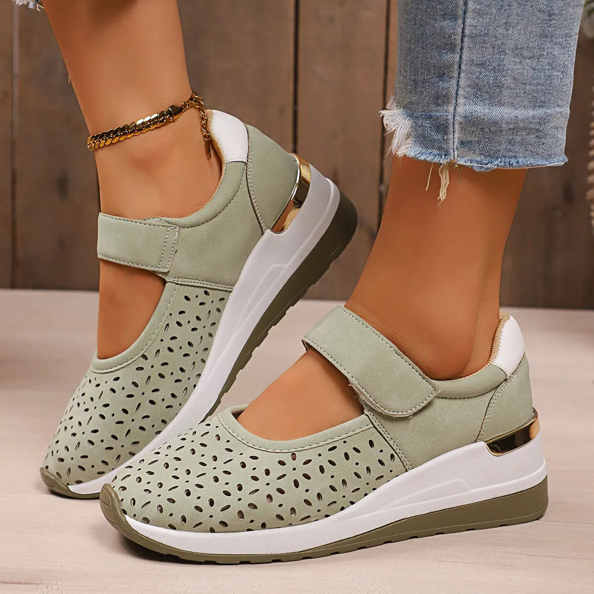 women's breathable wedge sandals - extra view