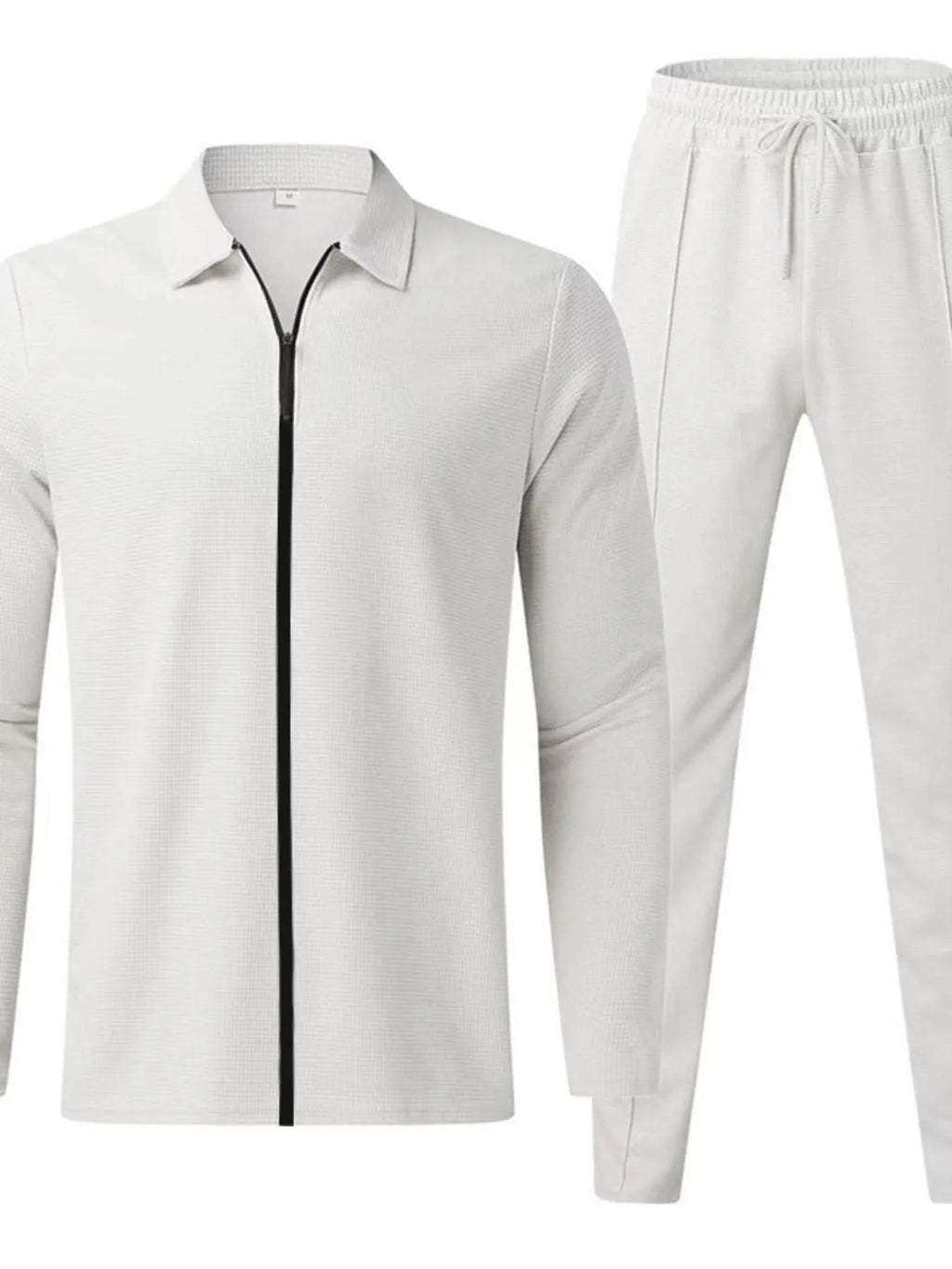 men's men's full size zip up top and pants set plus size - extra view
