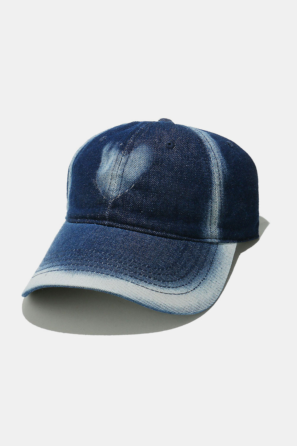 Heart Cotton Baseball Cap Navy One Size