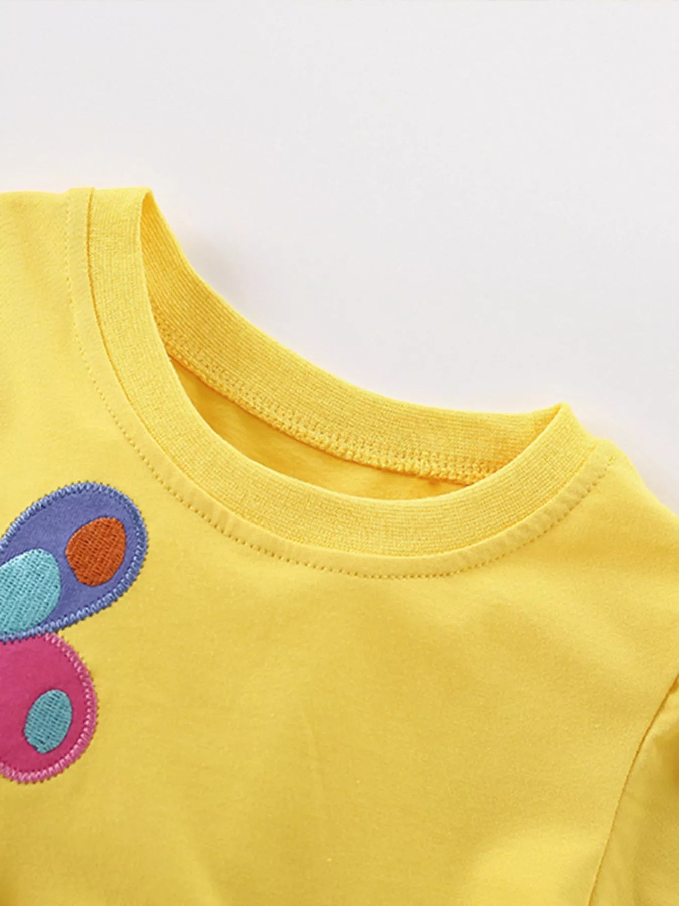 women's children's butterfly rainbow casual dress - second view