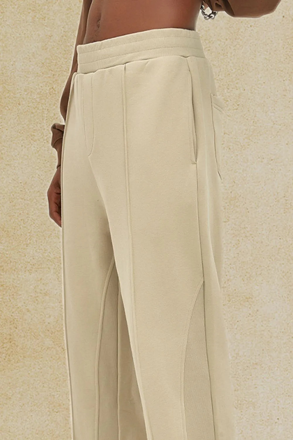 men’s apparel — men's elastic waist pants