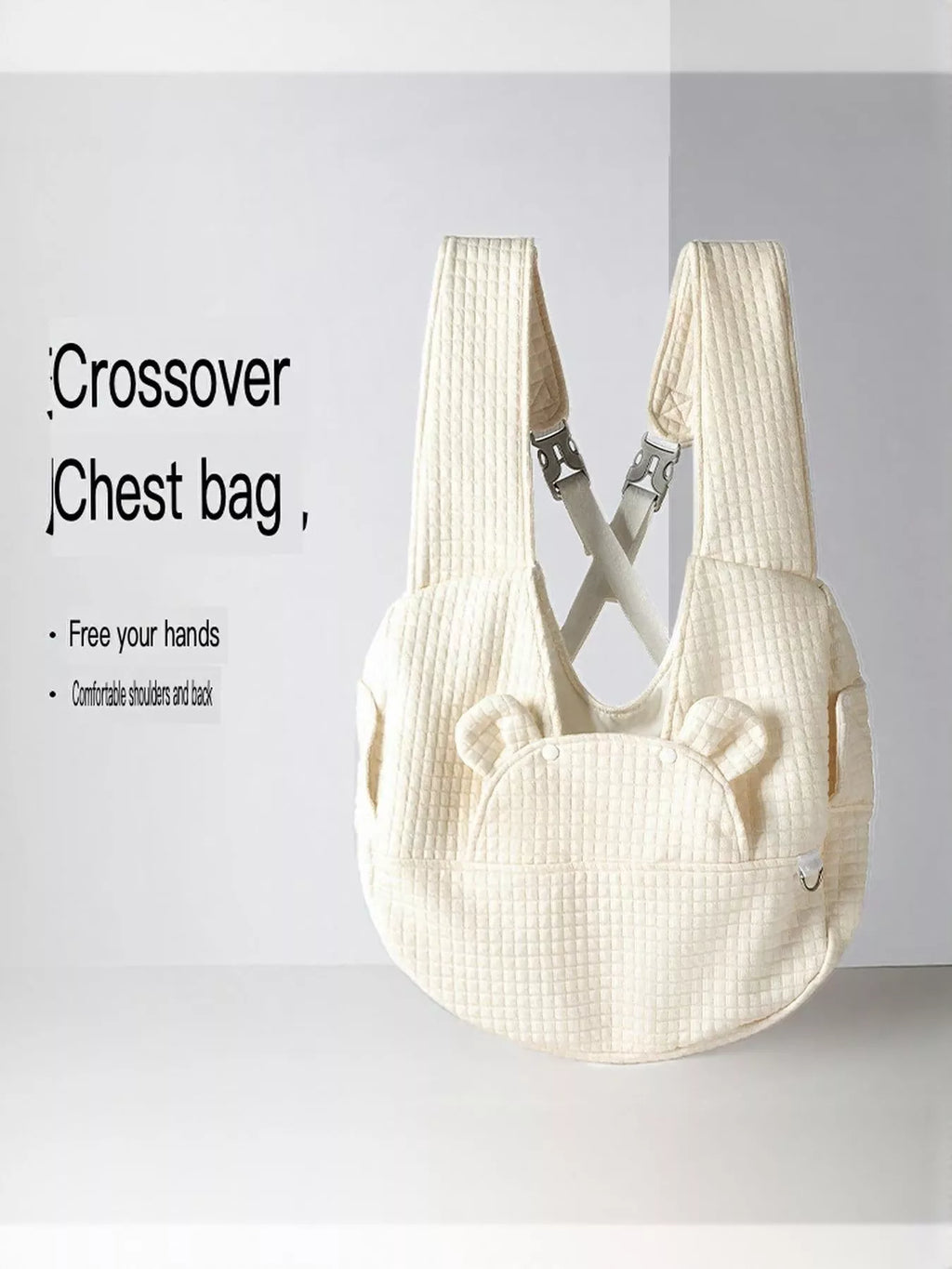 comfortable quilted pet carrier sling bag - product detail