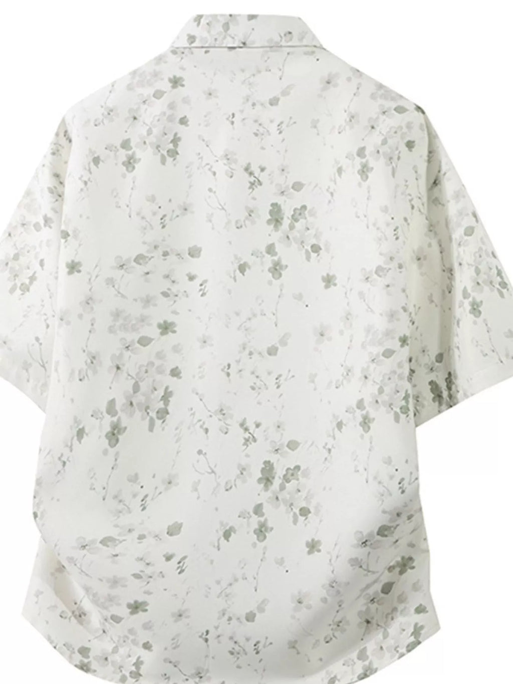 men's men's plus size tropical print short sleeve casual shirt - product detail