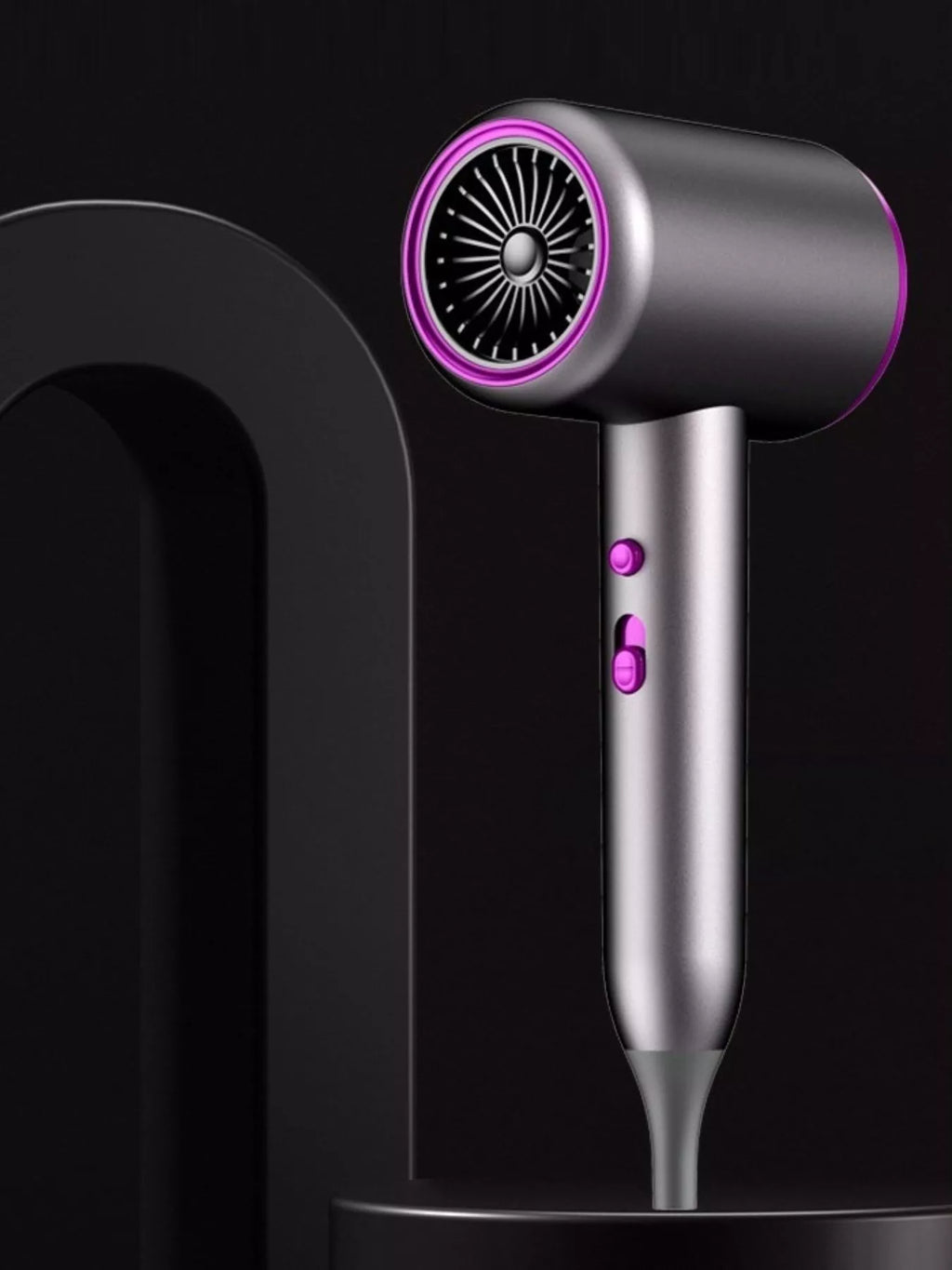high-speed hair dryer with temperature control - second view