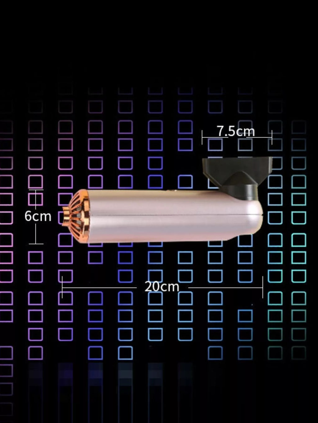 portable negative ion high-speed hair dryer - extra view