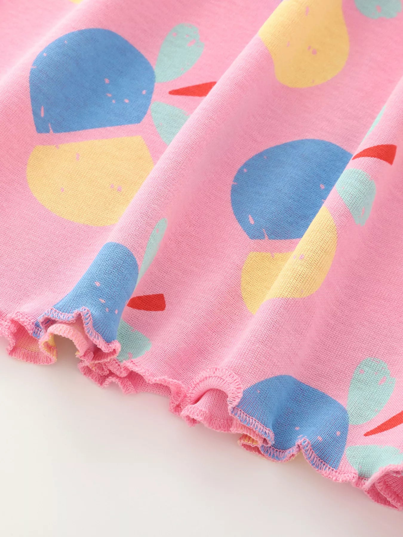 women's children's printed short sleeve dress - product detail