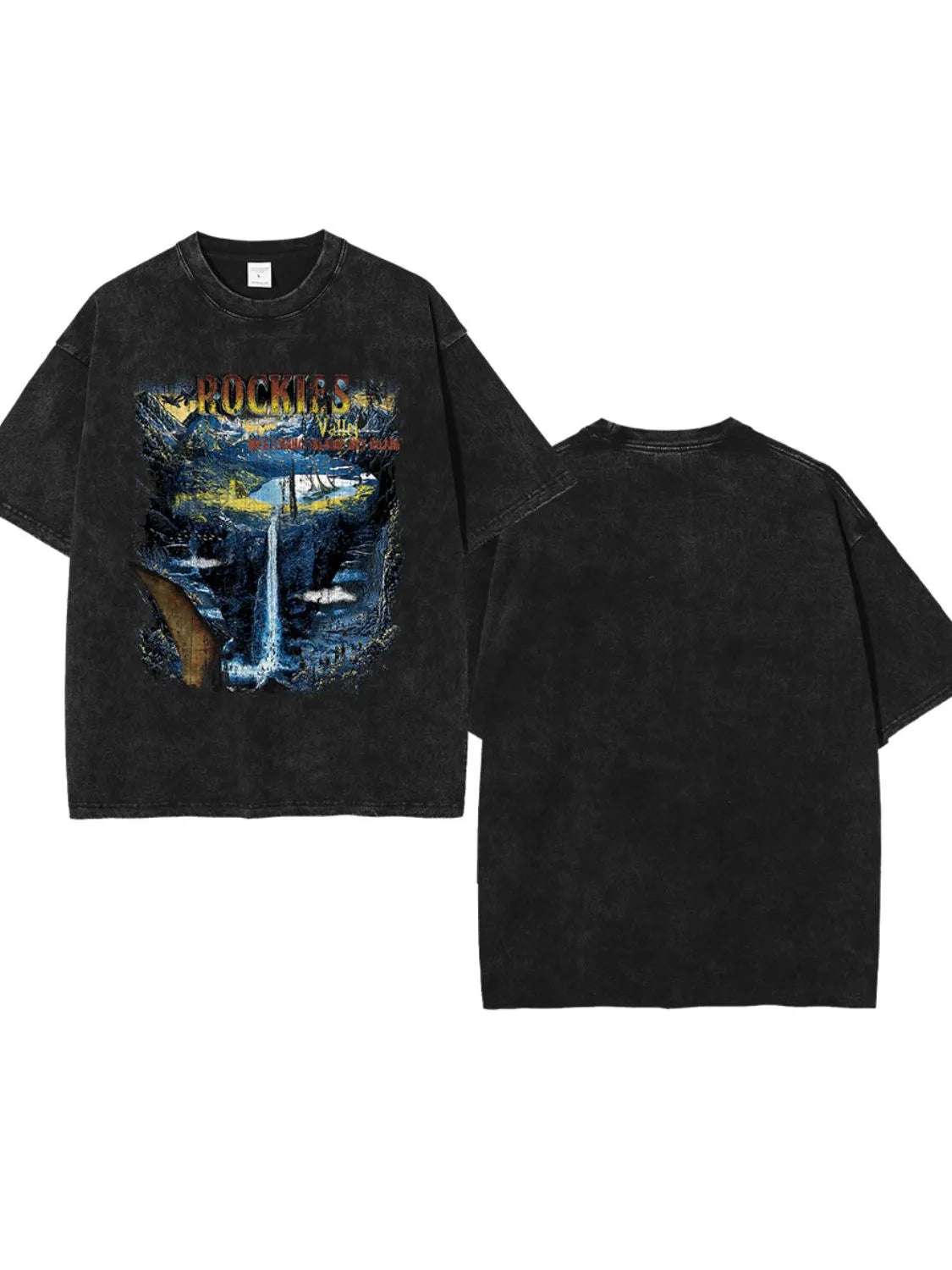 Men's Graphic Round Neck Half Sleeve T-Shirt