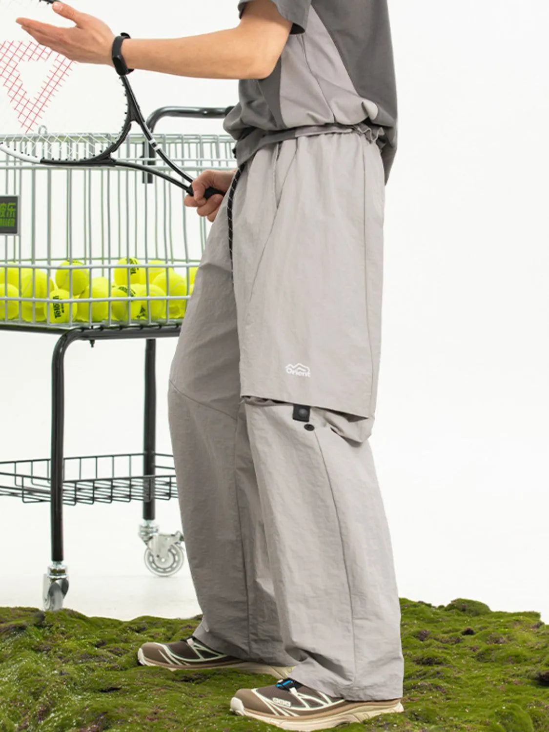 men’s apparel — men's plus size drawstring pants with pockets