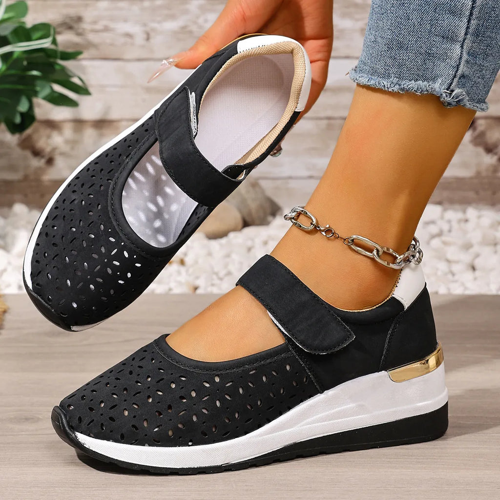 women's breathable wedge sandals - product detail