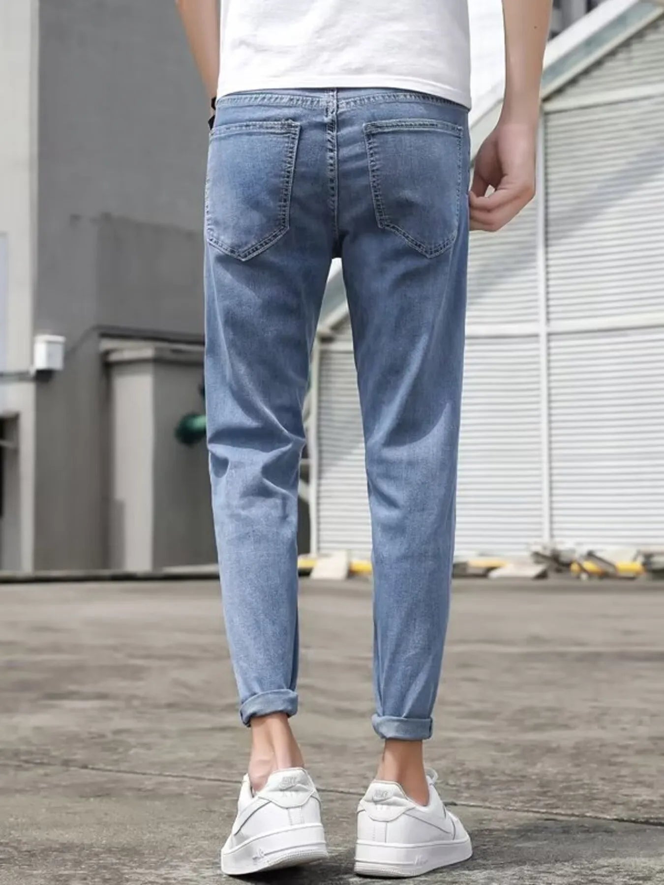 men's men's slim-fit wash jeans - extra view