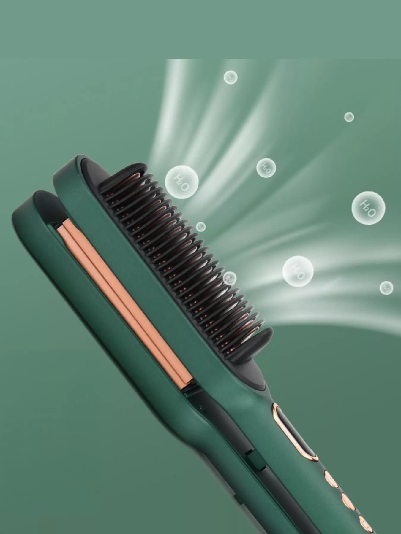 portable straightening comb - additional angle