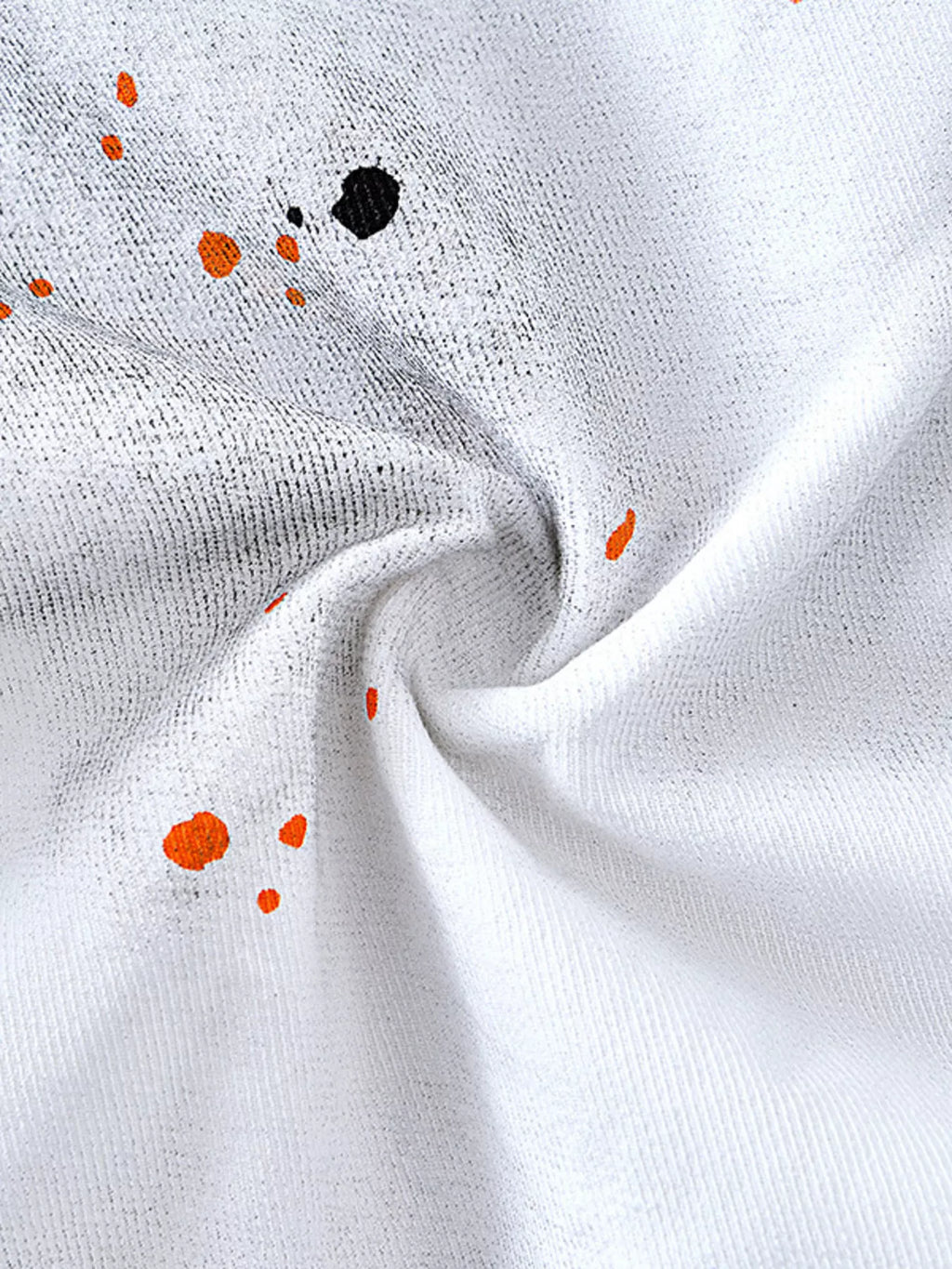 men's men's splatter print casual short sleeve shirt - additional image