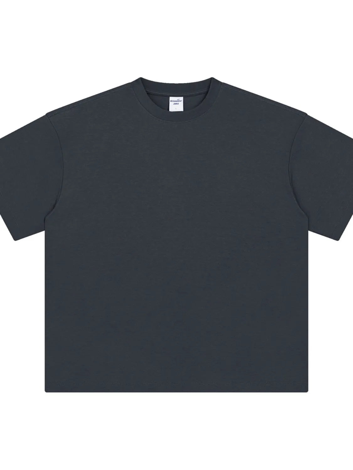 Men's Round Neck Half Sleeve T-Shirt Dark Gray
