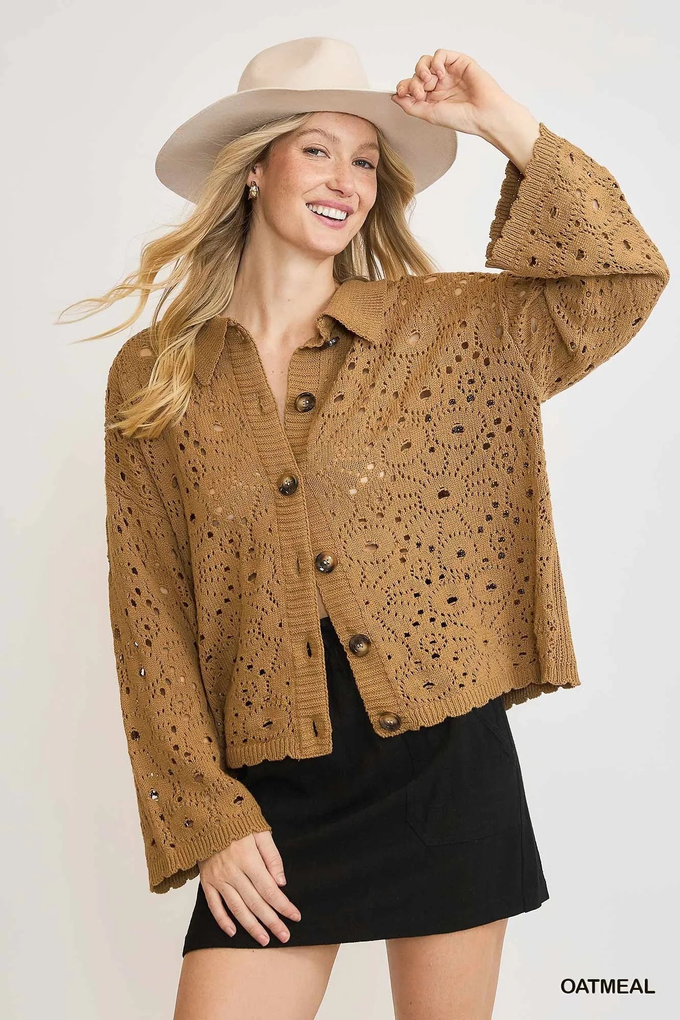 wool-blend outerwear jacket on a hanger